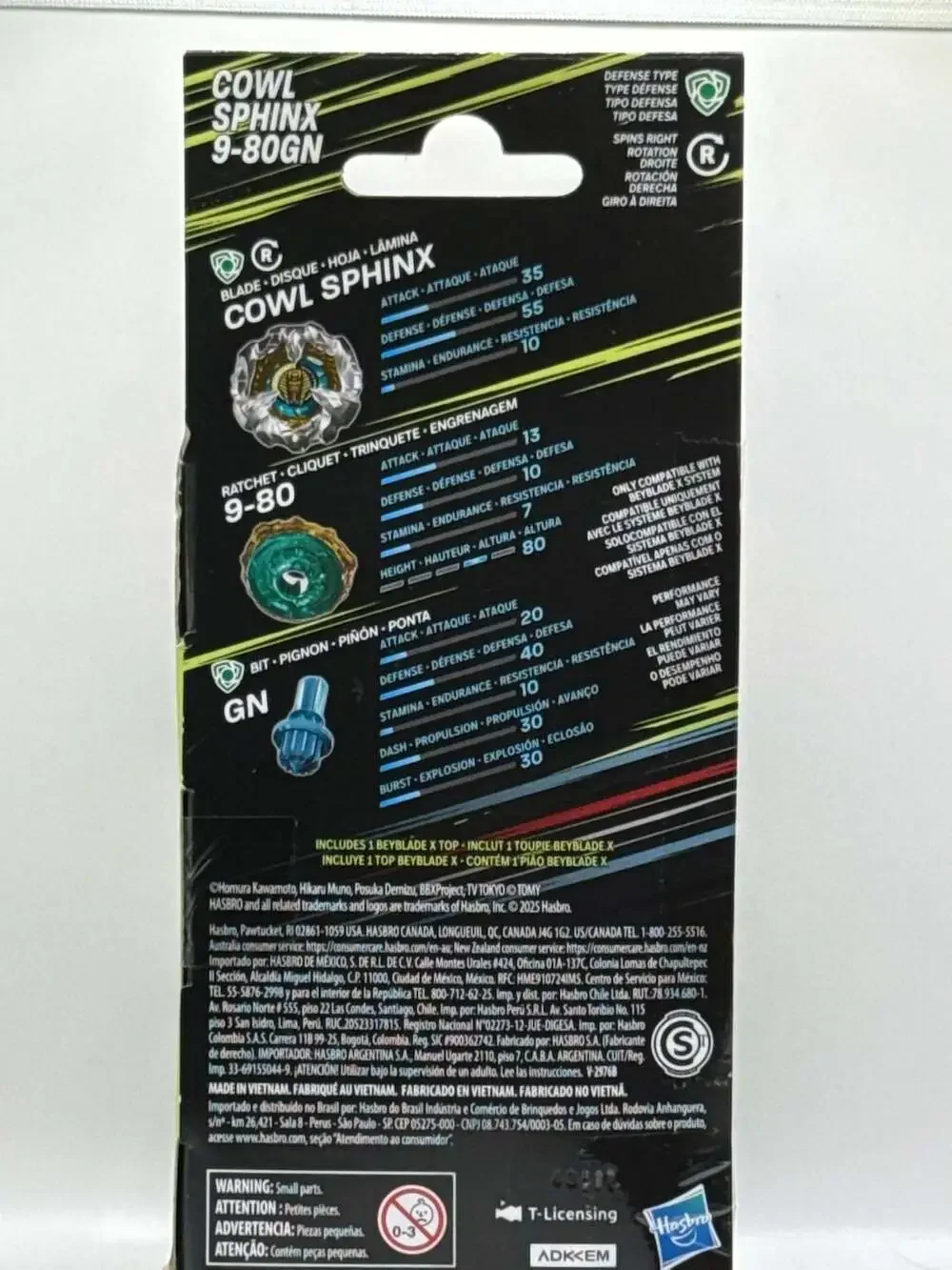 Beyblade X Cowl Sphinx 9-80GN Booster Pack